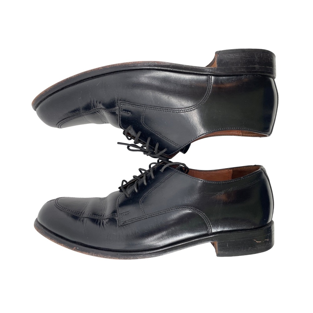 Bostonian Classics Oxford Shoes Mens 8 Black Leather First Flex Cap‎ Toe Derby